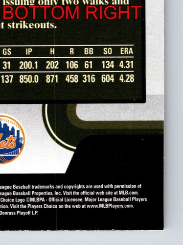 Kris Benson Pitcher New York Mets Donruss Zenith 2005 Card 125 Sports Collectibl - 第 10/10 張圖片