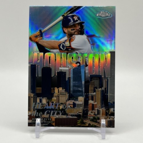 2022 Topps Chrome Heart of the City Jose Altuve #HOC-14 Houston Astros - Picture 1 of 2