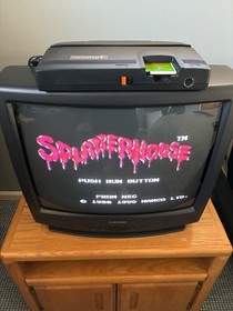 Splatterhouse TurboGrafx-16 CIB w/Outer Box Foam Excellent Condition TESTED TG16