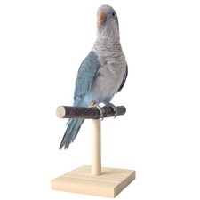 Bird Perch Stand, Bird Training Portable Tabletop Platform, Parrot Bird Cage