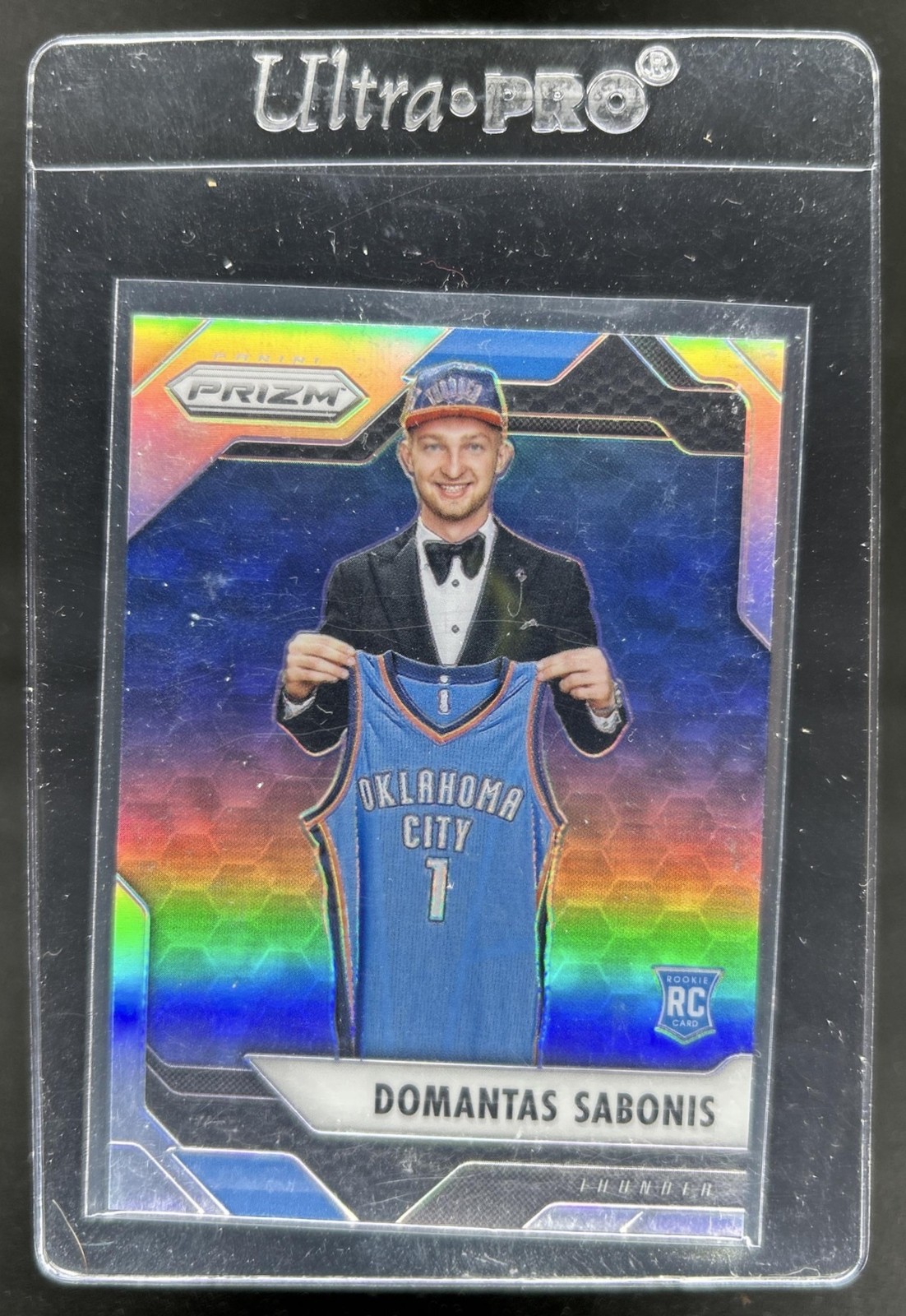 2016-17 Panini Prizm Domantas Sabonis RC Silver Prizm Rookie #255 Thunder