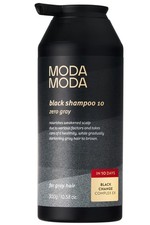 MODA MODA Zero Gray Black Hair Shampoo 10.58oz Natural Darkening Color Age-Defyi