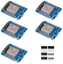 ACEIRMC 5pcs ESP8266 ESP-12 ESP-12F NodeMcu Mini D1 Module WeMos Lua 4M Micro