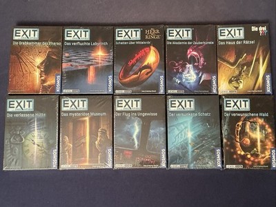 10x Exit - Das Spiel / Kosmos - Inka und Markus Brand - Einsteiger-Paket - *NEU*