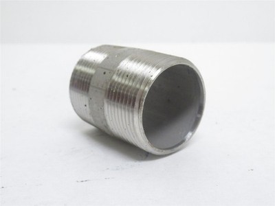 237839 New-No Box; Industry-Std 61TY06 Pipe Nipple; SS-304; 1-1/4NPT; 2'' Long