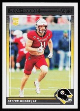 2024 Score Payton Wilson #373 FOOTBALL CARD Rookie Pittsburgh Steelers RC