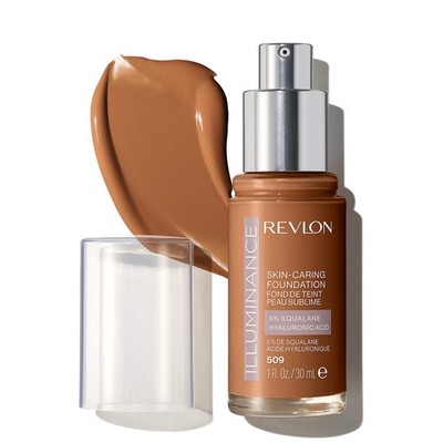 Revlon Illuminance Skin-Caring Liquid Foundation, Hyaluronic Acid, Hydrating...