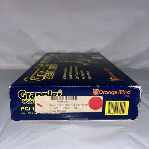 Orange Micro Grappler PCI Ultra SCSI For G3 And Power Macintosh Mac *NOB* - Afbeelding 5 van 5