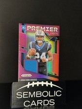 2024 Prizm Jonathon Brooks Premier Jerseys RC Pink #PJ-JBS Panthers
