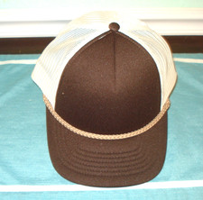 Richardson Brown/Tan Sports Mesh Snap Back Hat Cap  New  Style 213
