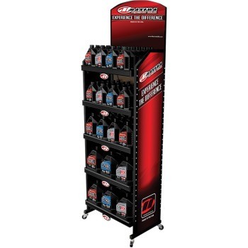 Maxima 10-10099-LG Standard Floor Display Large Metal Shelf - Oil Not Included