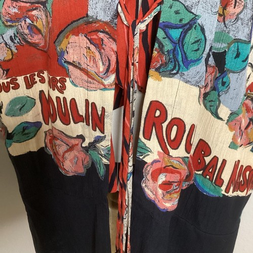 Abrigo Carole Little Vintage Moulin Rouge Tela Alemana Hecho en EE. UU. Talla 8 - Imagen 9 de 14