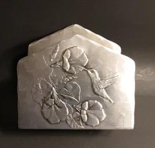 Wendell August Forge Hummingbird Aluminum Napkin or Letter Holder