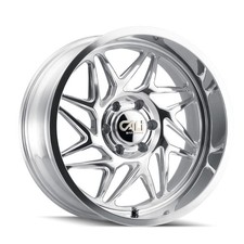 Cali Off-road Wheels 9112 Gemini 20x10 -25 Polished 5x127 5x5 Qty 1 9112-2173p