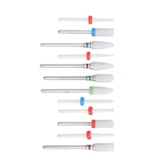 12pcs Ceramic Milling Cutter Drill Bit Electric Grinding Machine Milling New