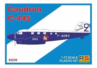 Rs Models 92239 1/72 Caudron C-445/448 4 Decal V. for France, Spain
