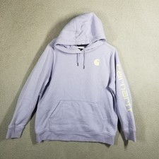 Carhartt 102791 V45 Clarksburg Hoodie Women's Size XL Purple Sweatshirt Hooded