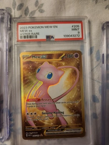 Pokémon TCG Mew ex Hyper Rare PSA 9 Sv: Scarlet & Violet 151 205/165 Holo