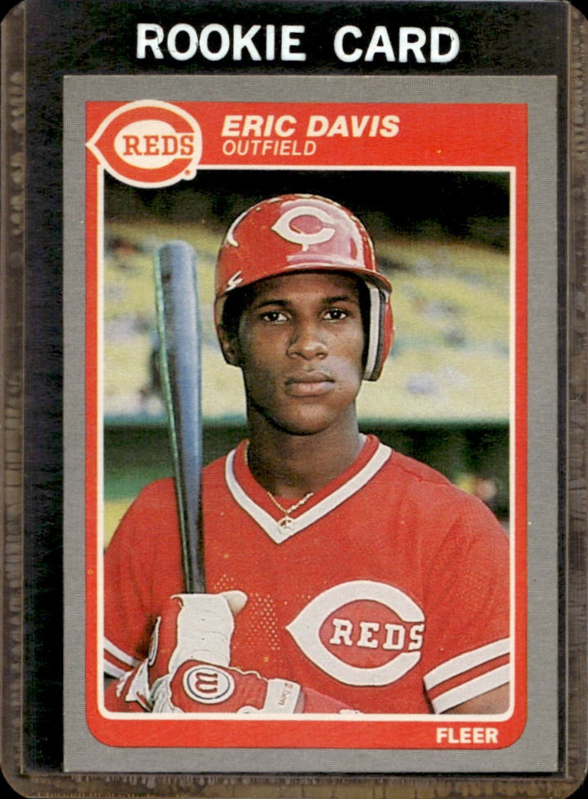 1985 Fleer Eric Davis Rookie #533 Reds