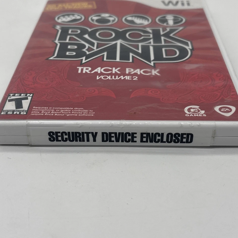 Rock Band Track Pack: Volume 2 (Nintendo Wii, 2008) Partially Sealed READ - Image 3 of 3