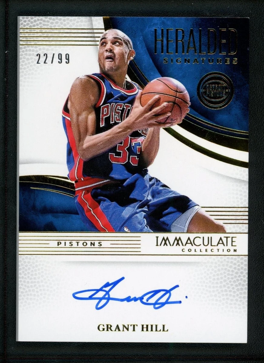 Panini Grant Hill Basketball Original Autographed Sports Trading