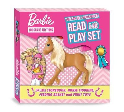 Barbie You Can Be Anything: You Can Be a Horserider Read and Play Set (Mattel) b