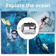 Diving Housing 45m Underwater Shell Skin for Action 5 4 3 Cameras Waterproof