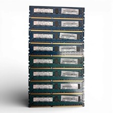 Lot of 8 Hynix 1GB DDR3 PC3‑8500E UDIMM 1066MHz 1Rx8 HMT112U7BFR8C‑G7 Server RAM