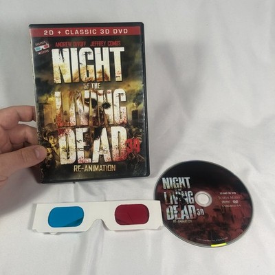  Night of the Living Dead:Re-Animation NEW DVD 3D & 2D w/glasses Zombies Horror