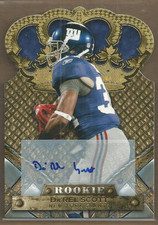 2011 Crown Royale Autographs Gold #121 Da'Rel Scott /499 Auto FB