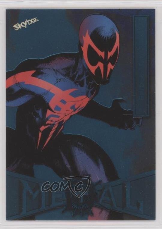 2022 Marvel Metal Universe Turquoise Light FX 48/50 Spider-Man 2099 #84 0so7