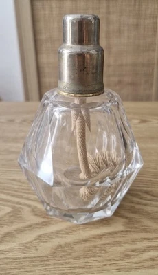 Ancienne Lampe Berger T en cristal taillé – Art Déco – modèle vintage - Photo 1/4
