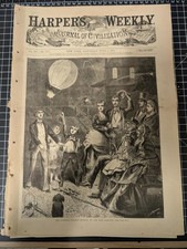Harper&rsquo;s Weekly July 8, 1871 &ndash; 4th of July, Paris Commune Executions, Boston Map