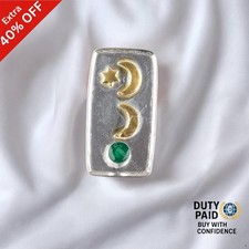 Round Green Onyx Gemstone Engagement Birthday Band Mother Ethnic Ring 925 Silver