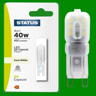 1x 4W (=40W) LED G9 Kapsel 4000K Cool Weiß Glühbirne Ersatz Halogen Lampe