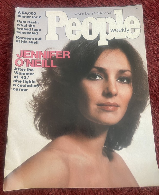 PEOPLE Magazine: Jennifer O'Neill - Covergirl & Actress / November 1975