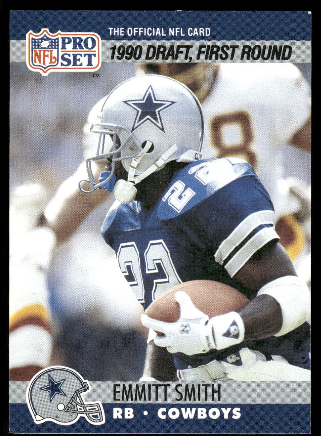 Emmitt Smith 1990 Pro Set #685 RC Cowboys