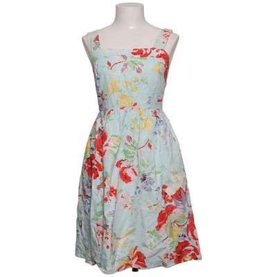 Cath Kidston, Kleid, Größe: 34, Blau/Mehrfarbig, Baumwolle/Leinen, Blumen #5gb