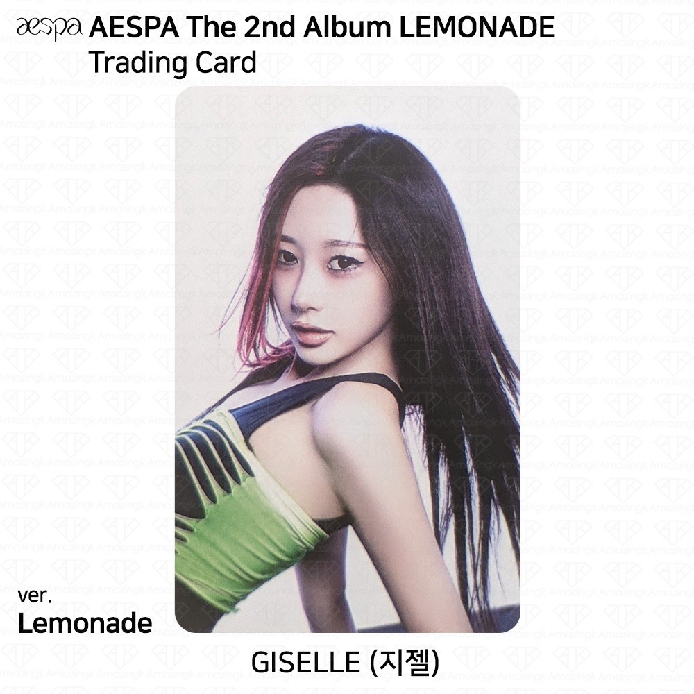 Aespa WEEK MAKE IT LEMONADE SEOUL POP-UP MD Trading Card | eBay