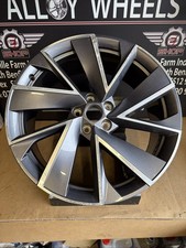 1 X SKODA ENYAQ 20" GREY DIAMOND CUT ALLOY WHEEL RIM OEM 5LA601025S 5LA601025H
