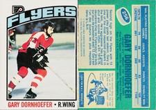 1976-77 O-Pee-Chee Hockey Card #256 Gary Dornhoefer