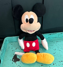 Disney Mickey Mouse Small Plush Stuffed Animal w/ Tag Red Shorts Yellow Shoes