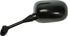 Emgo Mirror - Carbon Fiber Finish - Left Motorcycle ATV/UTV 20-35224