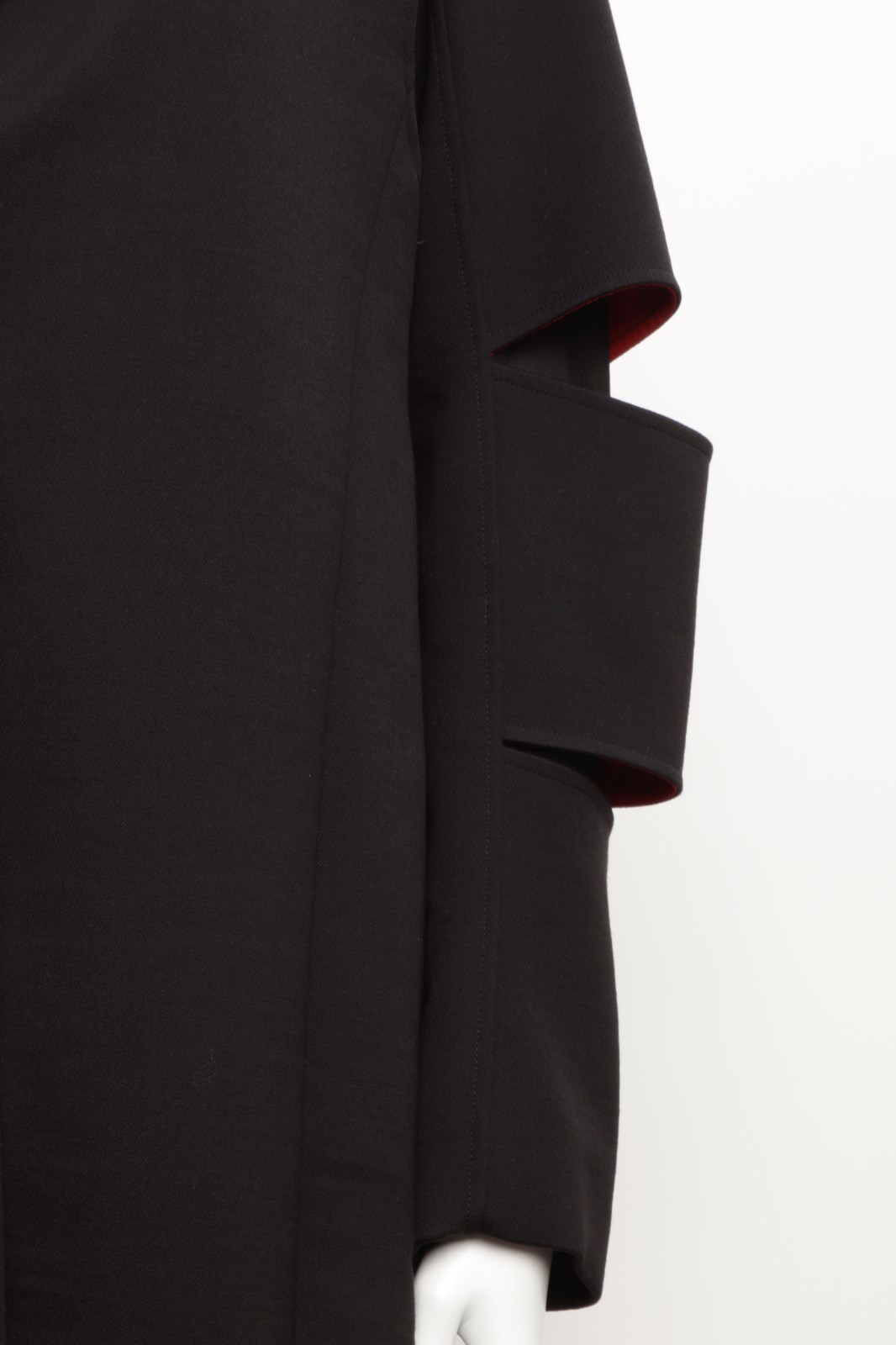 CELINE PHOEBE PHILO S/S 2015 RUNWAY BLACK COAT BELL BUTTONS IN BLACK WOOL 36 FR image 10