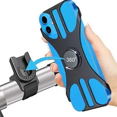 Universal 360° Rotatable Adjustable Bike Phone Mount, Detachable Holder for Bic