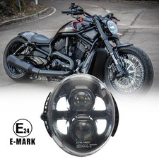 Faro proiettore led plug&play hi/lo drl per Harley V-Rod Muscle 2013 2014 2015 2016 17