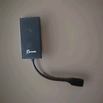 j5create USB Multi Display Adapter JUA350 Black