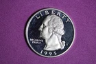 ESTATE FIND 1995 S PROOF SILVER WASHINGTON QUARTER #K58767