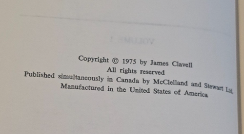 Shogun By James Clavell Vol 1 & II International Collectors Library 1975 Edition - Imagen 7 de 8