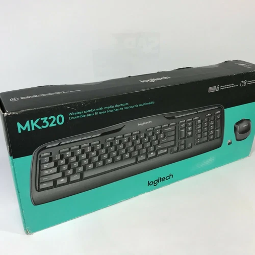 Logitech MK320 Wireless Keyboard Mouse Combo OPEN BOX; New Condition!